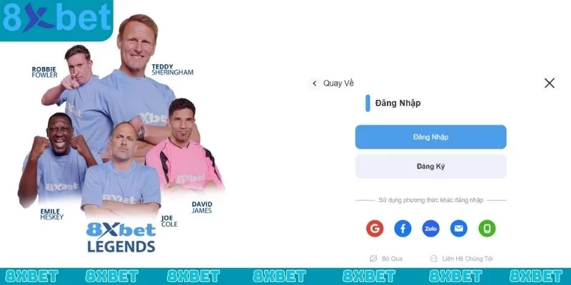 Quy trình chuẩn để thành viên đăng nhập 8xbet an toàn